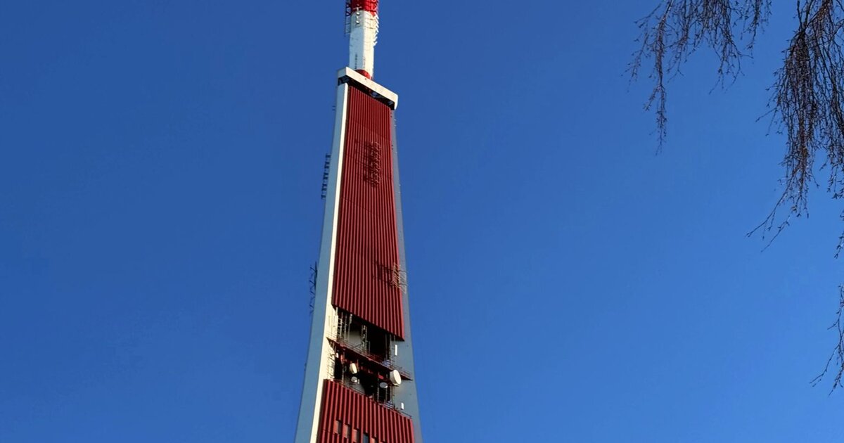 La Torre della TV di Riga, alta 368.5 m, la struttura autoportante più alta dell’Unione Europea.